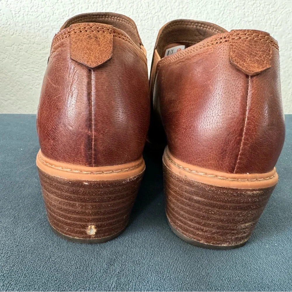 Timberland Sutherlin Bay Brown Leather Zippered Ankle Booties